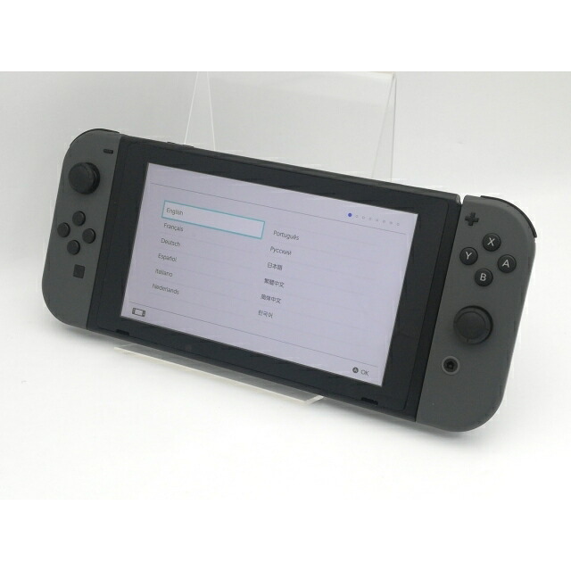 【中古】Nintendo Switch 本体 Joy-Con(L)/(R) グレー HAD-S-KAAAA 【2019年8月】【中野】保証期間1ヶ月【ランクB】|じゃんぱら店