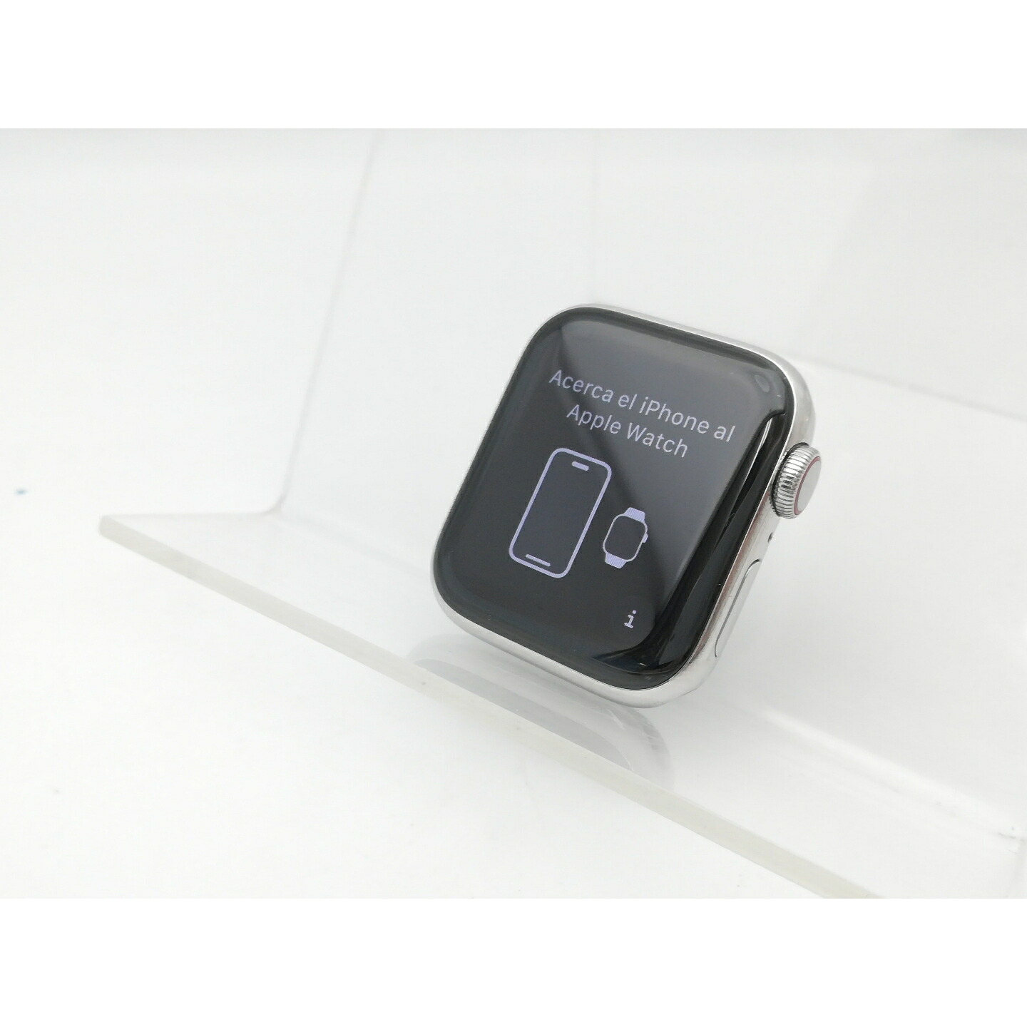 【中古】Apple Apple Watch Series5 Cellular 40粍 ステンレス鋼入れもの (ダンス楽隊絶無)【中野】引き受ける継続期間１ヶ月【序列付けるC】
