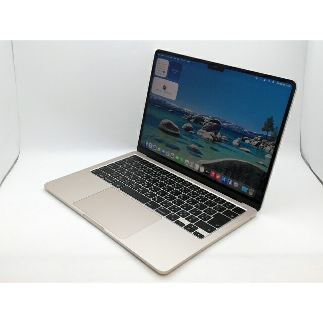 【中古】Apple MacBook Air 13インチ M2(CPU:8C/GPU:8C) 8GB/256GB スターライト MLY13J/A (M2,2022)【中野】保証期間１ヶ月【ランクB】