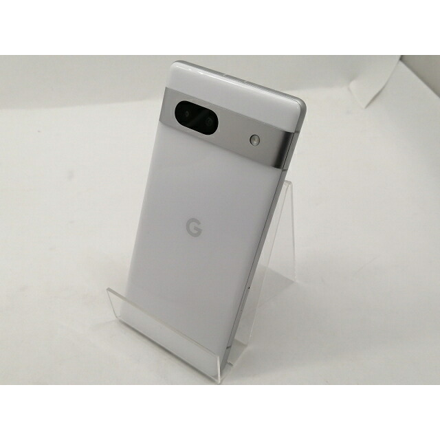 【中古】Google 国内版 【SIM無償性】 Pixel 7a 白いもの 8GB 128GB G82U8【宇田川】引きうける継続期間１ヶ月【位置づけるC】