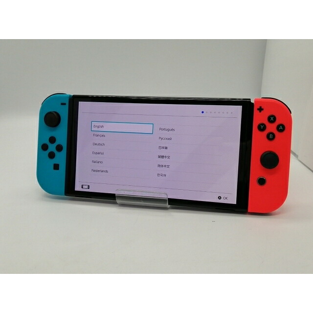 【中古】Nintendo Switch 本体 (有機ELモデル) HEG-S-KABAA ネオンブルー・ネオンレッド 【2021年10月】【宇田川】保証期間1ヶ月【ランクA】|じゃんぱら店