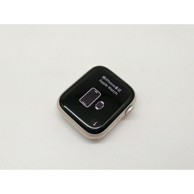 【中古】Apple Apple Watch Series9 45mm GPS スターライトアルミニウムケース/スターライトスポーツバンド(S/M) MR963J/A【宇田川】保証期間１ヶ月【ランクC】