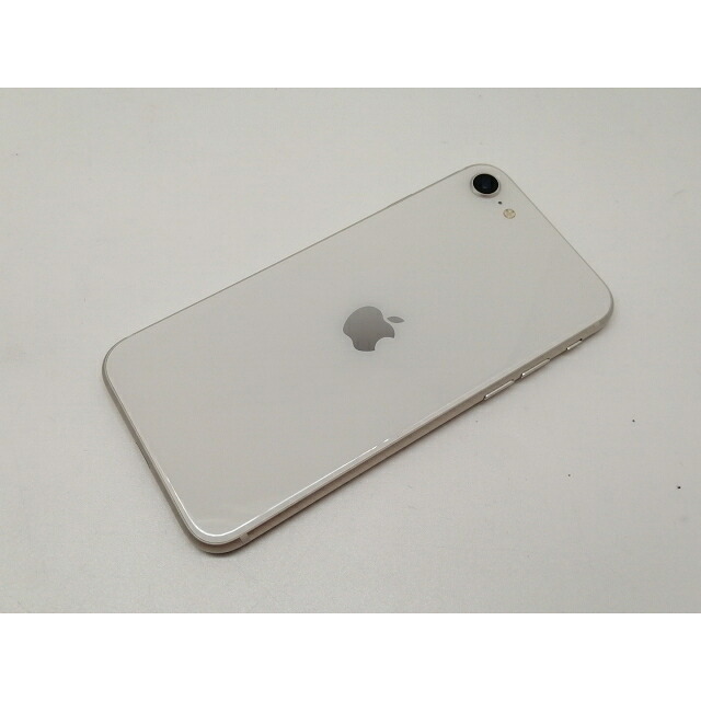 【中古】Apple docomo 【SIMフリー】 iPhone SE(第3世代) 64GB スターライト MMYD3J/A【宇田川】保証期間1ヶ月【ランクC】|じゃんぱら店