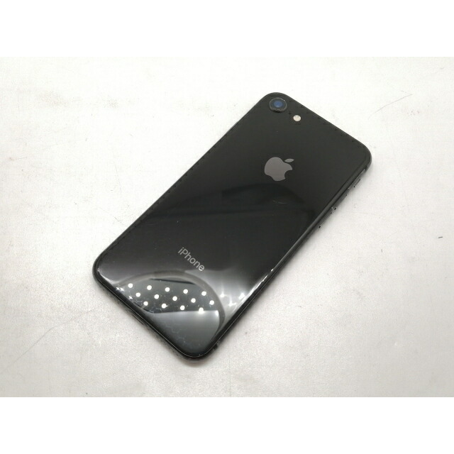 【中古】Apple au 【SIM鍵を掛ける取りけす済み】 iPhone 8 64GB あき場所薄墨色 MQ782J/A【宇田川】引き受ける継続期間１ヶ月【序列付けるC】
