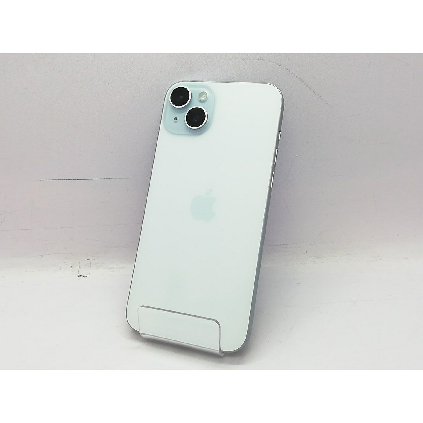 【中古】Apple 国内版 【SIM無償性】 iPhone 15 Plus 256GB 青色 MU0N3J/A【宇田川】引き受ける継続期間１ヶ月【価値づけるB】