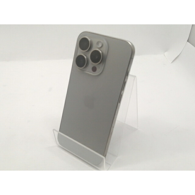 【中古】Apple 国内版 【SIMフリー】 iPhone 15 Pro 256GB ナチュラルチタニウム MTUF3J/A【宇田川】保証期間1ヶ月【ランクB】|じゃんぱら店