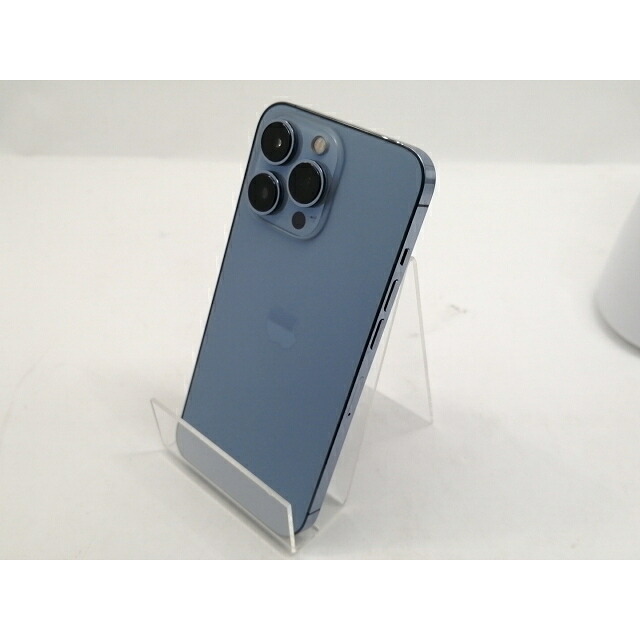 【中古】Apple モバイル 【SIMフリー】 iPhone 13 Pro 128GB シエラブルー MLUK3J/A【宇田川】保証期間１ヶ月【ランクC】｜じゃんぱら店