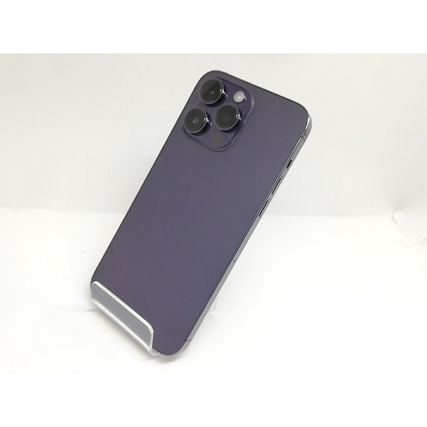 【中古】Apple docomo 【SIMフリー】 iPhone 14 Pro Max 128GB ディープパープル MQ993J/A【宇田川】保証期間１ヶ月【ランクB】