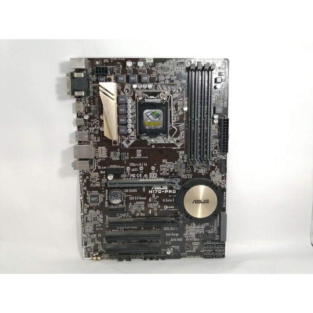 【中古】ASUS H170-PRO H170/LGA1151(DDR4)/M.2/SATA Express/ATX【新宿】保証期間１週間