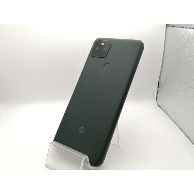 【中古】Google SoftBank 【SIM無償性】 Pixel 5a (5G) Mostly Black 6GB 128GB G4S1M【新宿】引き受ける継続期間１ヶ月【序列付けるB】