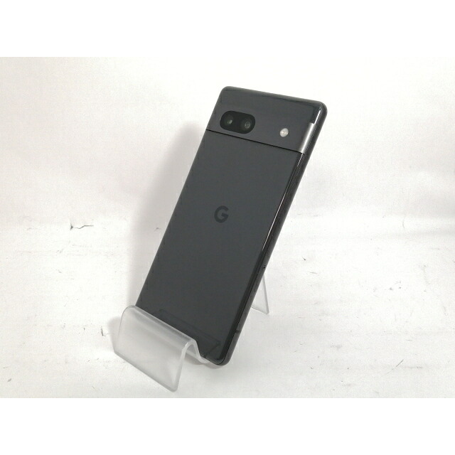 【中古】Google au 【SIM無償性】 Pixel 7a 濃灰色 8GB 128GB G82U8【新宿】引きうける継続期間１ヶ月【位置づけるA】