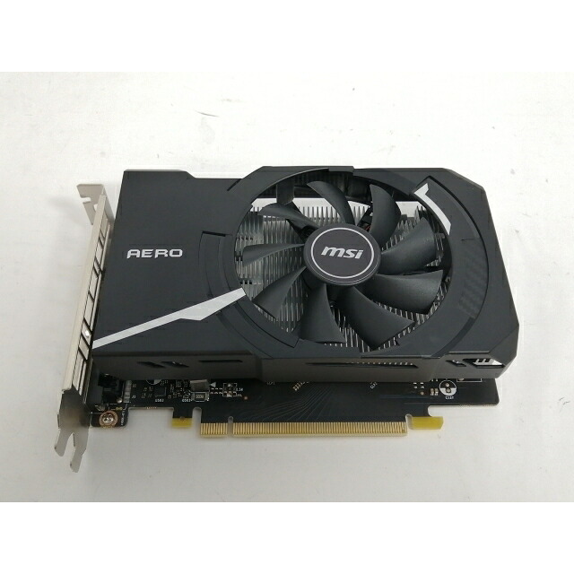 【中古】MSI GeForce GTX 1650 D6 AERO ITX OCV1 GTX1650/4GB(GDDR6)/PCI-E【新宿】保証期間１週間