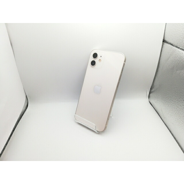 【中古】Apple au 【SIMロック解除済み】 iPhone 12 64GB ホワイト MGHP3J/A【新宿】保証期間1ヶ月【ランクA】