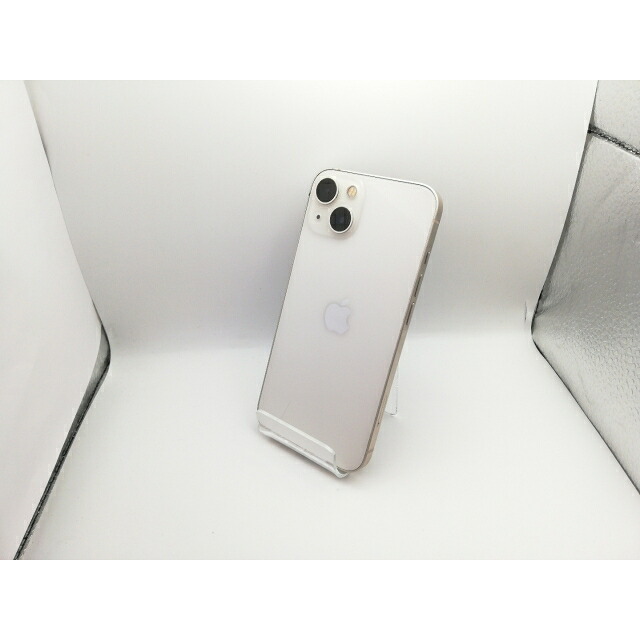 【中古】Apple docomo 【SIMフリー】 iPhone 13 128GB スターライト MLND3J/A【新宿】保証期間１ヶ月【ランクC】