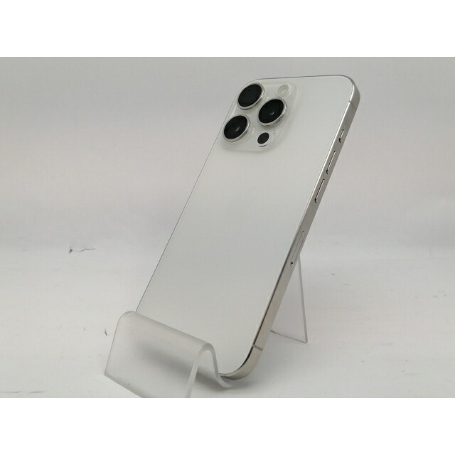 【中古】Apple 国内版 【SIM無償性】 iPhone 15 Pro 128GB 白いことチタニウム MTU83J/A【新宿】引きうける継続期間１ヶ月【位置づけるA】