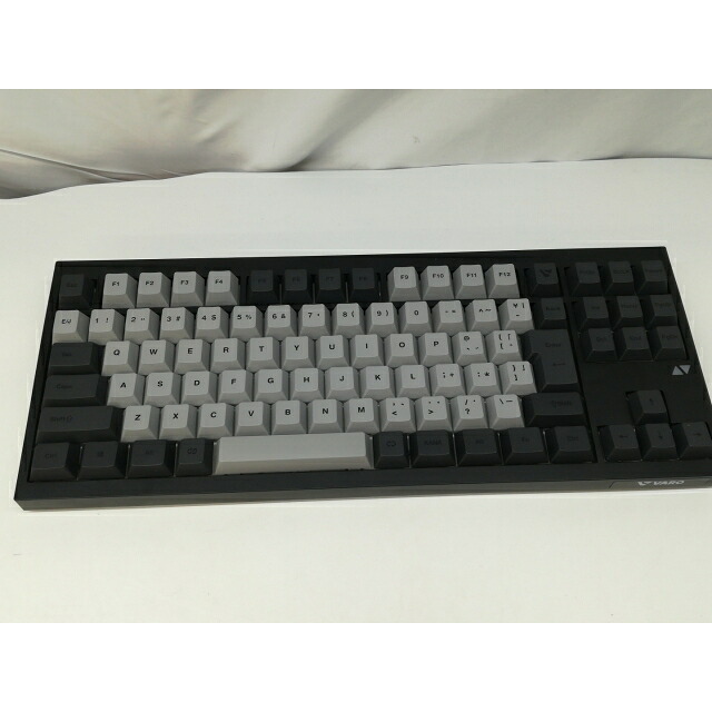 【中古】各社 VARO メカニカルキーボード (有線・無線・Bluetooth対応)/SILENT MINTスイッチ/日本語配列 80% ブラック VM87-J-VSMB【新宿】保証期間１週間
