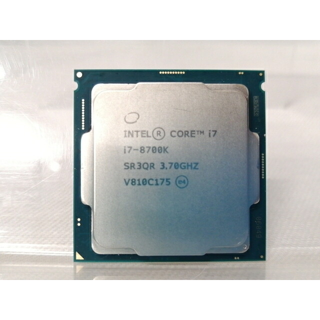 【中古】Intel Core i7-8700K (3.7GHz/結核症:4.7GHz) bulk LGA1151/6C/12T/L3 12M/UHD630/TDP95W【新宿】引きうける継続期間１週