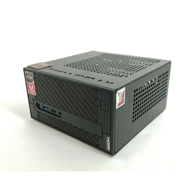【中古】ASRock DeskMini A300/B/BB/BOX/JP A300/AM4/小型ベアボーン/(2019)【新宿】保証期間１週間