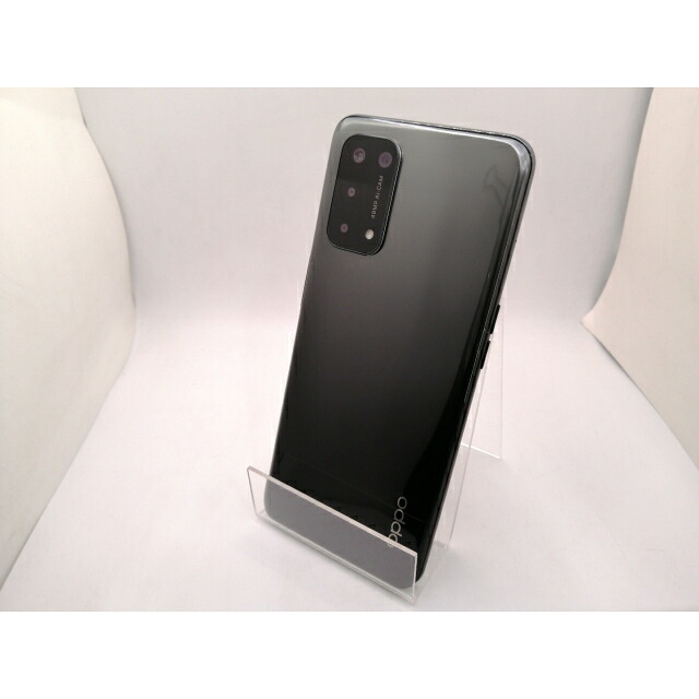 【中古】Oppo au 【SIMロック解除済み】 OPPO A54 5G シルバーブラック 4GB 64GB OPG02【三宮駅前】保証期間１ヶ月【ランクC】