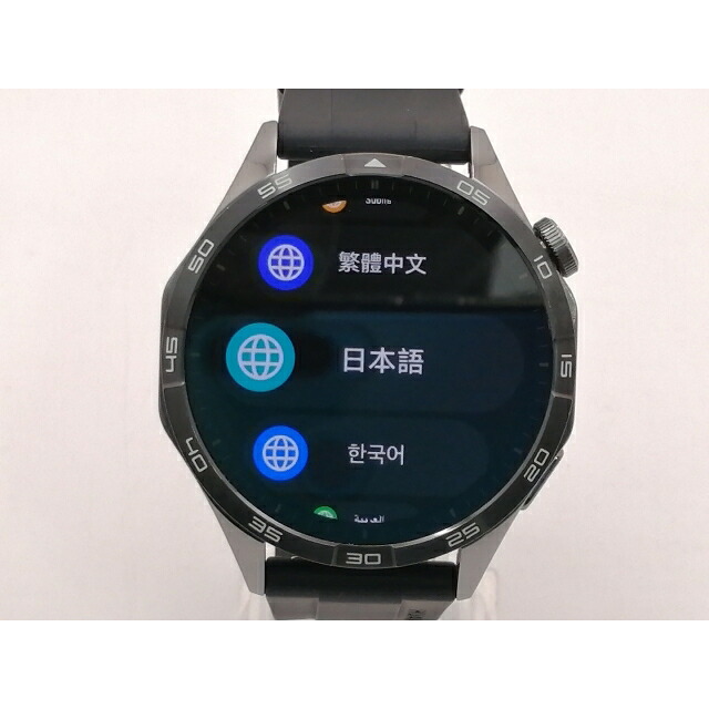 【中古】Huawei HUAWEI WATCH GT 4 46粍 黒いこと【三宮駅前】引き受ける継続期間１ヶ月【序列付けるB】