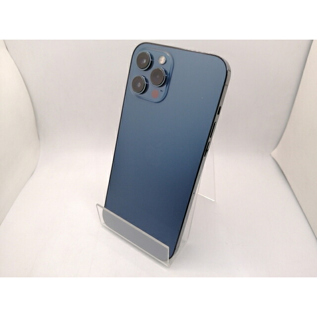 【中古】Apple docomo 【SIMロック解除済み】 iPhone 12 Pro Max 256GB パシフィックブルー MGD23J/A【三宮駅前】保証期間１ヶ月【ランクB】