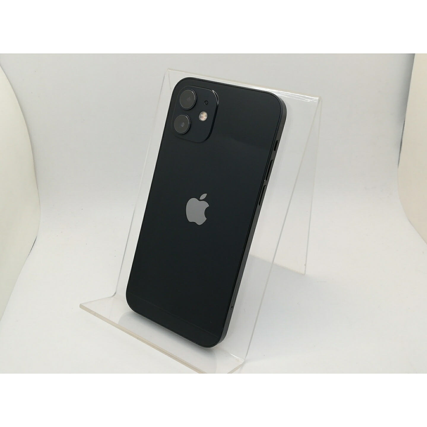 【中古】Apple au 【SIMロック解除済み】 iPhone 12 64GB ブラック MGHN3J/A【三宮駅前】保証期間１ヶ月【ランクB】