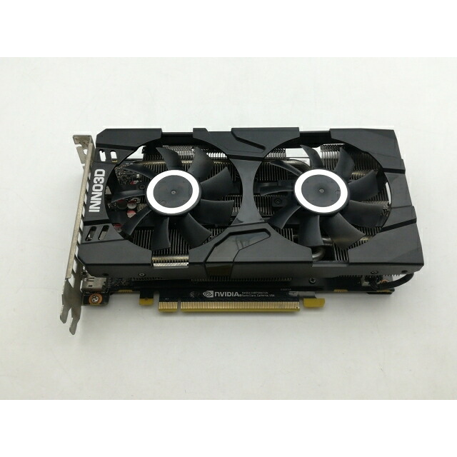 【中古】Inno3D GeForce RTX 2060 TWIN X2（N206002-06D6-1710VA23） RTX2060/6GB(GDDR6)/PCI-E【神戸】引き受ける継続期間１週