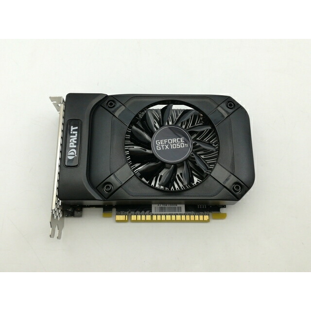 【中古】Palit GeForce 1050 Ti StormX(NE5105T018G1-1070F) GTX1050Ti/4GB(GDDR5)/PCI-E【神戸】引きうける継続期間１週 パソコン・周辺機器-グラフィックボード