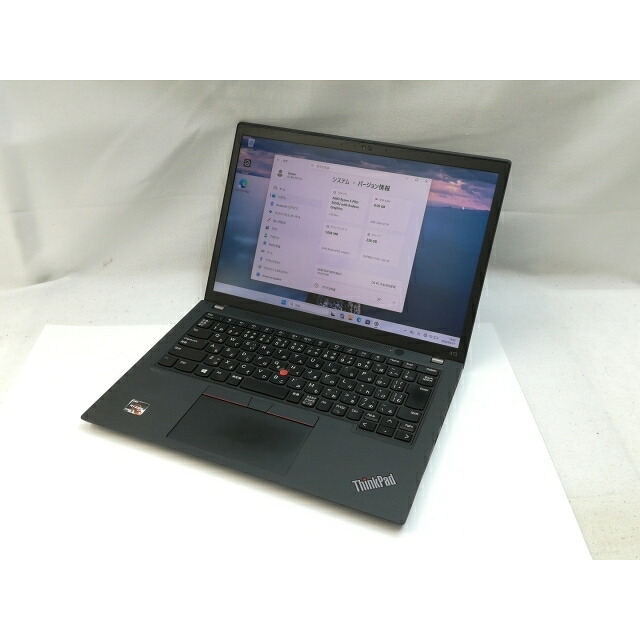 【中古】Lenovo ThinkPad X13 Gen 2 20XJS07900 黒いこと【R5 PRO 5650U 8G 256G(SSD) 無線LAN 4G/LTE 13LCD(1920x1200)】【神戸】引き受ける継続期間１ヶ月【序列付けるC】