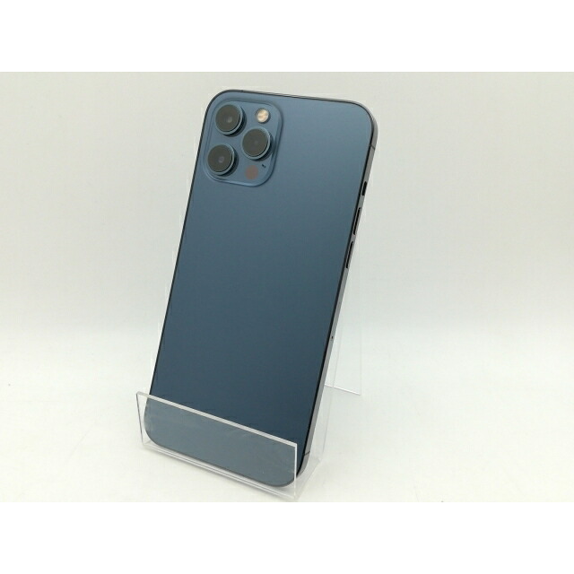 【中古】Apple docomo 【SIMロック解除済み】 iPhone 12 Pro Max 256GB パシフィックブルー MGD23J/A【神戸】保証期間１ヶ月【ランクA】