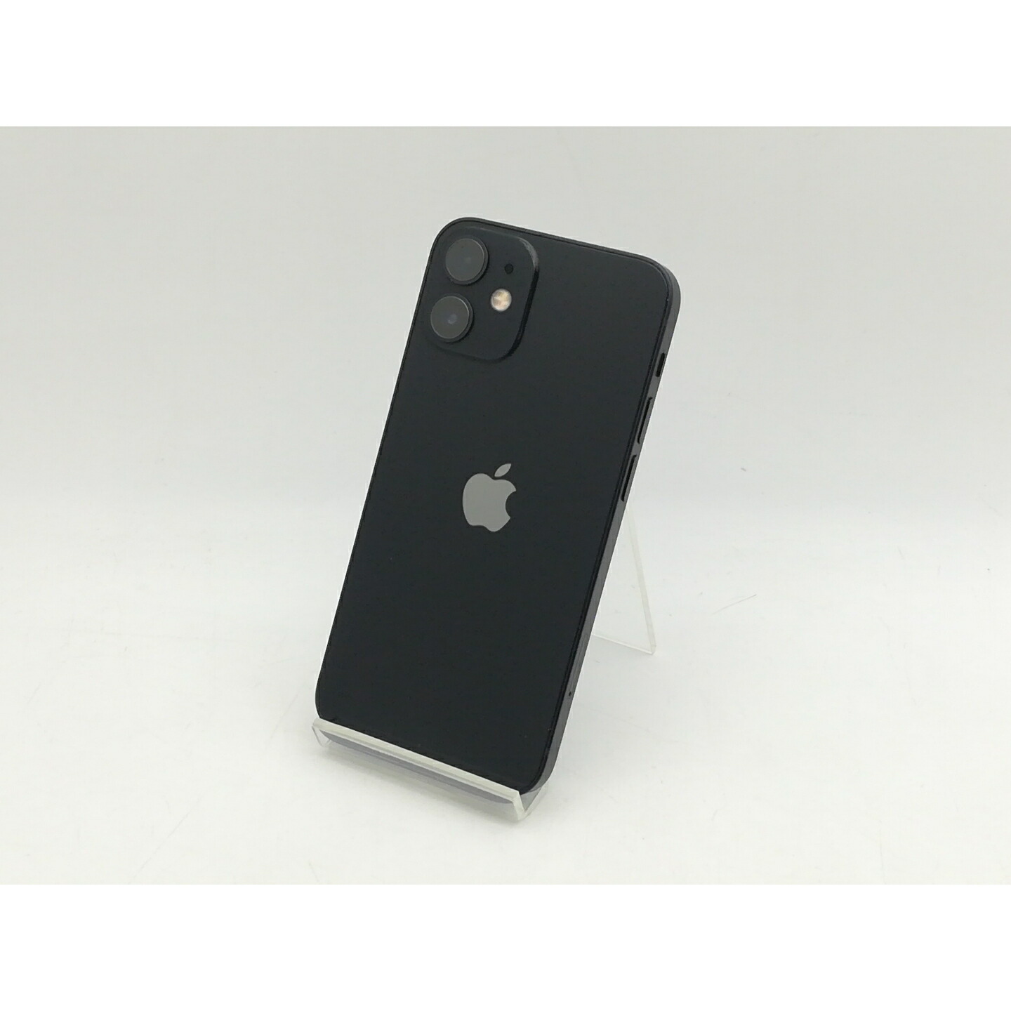 【中古】Apple au 【SIM鍵を掛ける取りけす済み】 iPhone 12 mini 128GB 黒いこと MGDJ3J/A【神戸】引き受ける継続期間１ヶ月【序列付けるC】