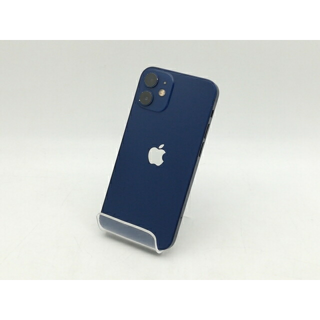 【中古】Apple au 【SIM鍵を掛ける取り消す済み】 iPhone 12 mini 128GB 青色 MGDP3J/A【神戸】引き受ける継続期間１ヶ月【価値づけるB】