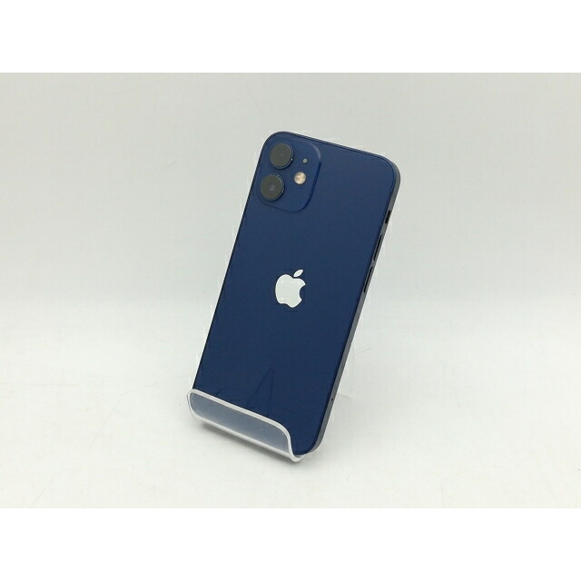 【中古】Apple au 【SIM鍵を掛ける取りけす済み】 iPhone 12 mini 128GB 青碧 MGDP3J/A【神戸】引きうける継続期間１ヶ月【位置づけるC】