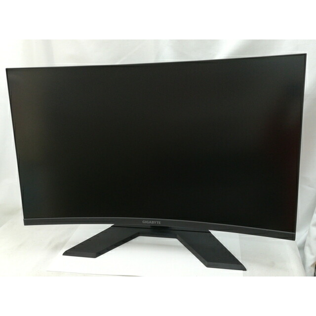 【中古】GIGABYTE G32QC A [31.5in/2560x1440/VA/非光輝/DP/HDMI/165サイクル/1ms/MPRT/FreeSync](2021)【神戸】言いはなつ継続期間１週