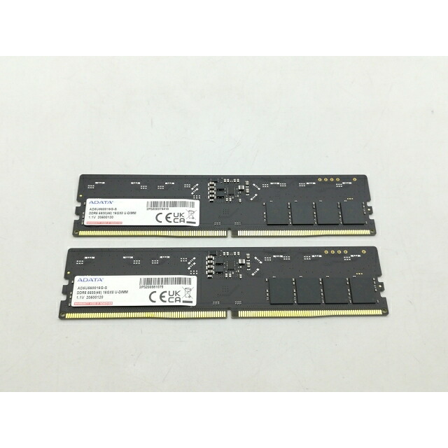 【中古】DDR5 16GB 2枚組（合計32GB） DDR5-5600(PC5-44800)【デスクトップPC用】【神戸】保証期間１週間｜じゃんぱら店
