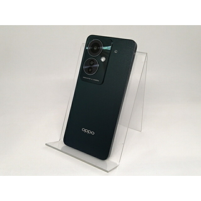 【中古】Oppo mineo 【SIMフリー】 OPPO Reno11 A ダークグリーン 8GB 128GB【日本橋3】保証期間１ヶ月【ランクB】｜じゃんぱら店