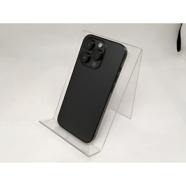 【中古】Apple au 【SIMフリー】 iPhone 14 Pro 128GB スペースブラック MPXU3J/A【日本橋3】保証期間１ヶ月【ランクA】