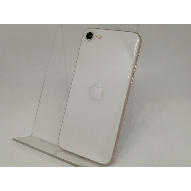 【中古】Apple au 【SIMフリー】 iPhone SE（第3世代） 64GB スターライト MMYD3J/A【日本橋3】保証期間１ヶ月【ランクA】
