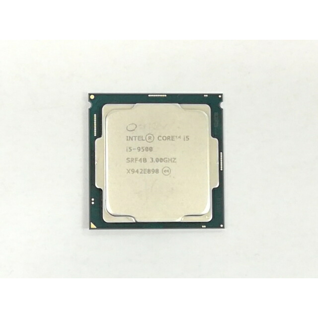 【中古】Intel Core i5-9500 (3GHz/結核症:4.4GHz/SRF4B/U0) bulk LGA1151/6C/6T/L3 9M/UHD630/TDP65W【日本橋3】言いはなつ継続期間１週
