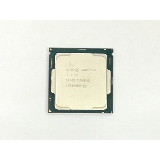 【中古】Intel Core i5-9500 (3GHz/結核症:4.4GHz/SRF4B/U0) bulk LGA1151/6C/6T/L3 9M/UHD630/TDP65W【日本橋3】言いはなつ継続期間１週