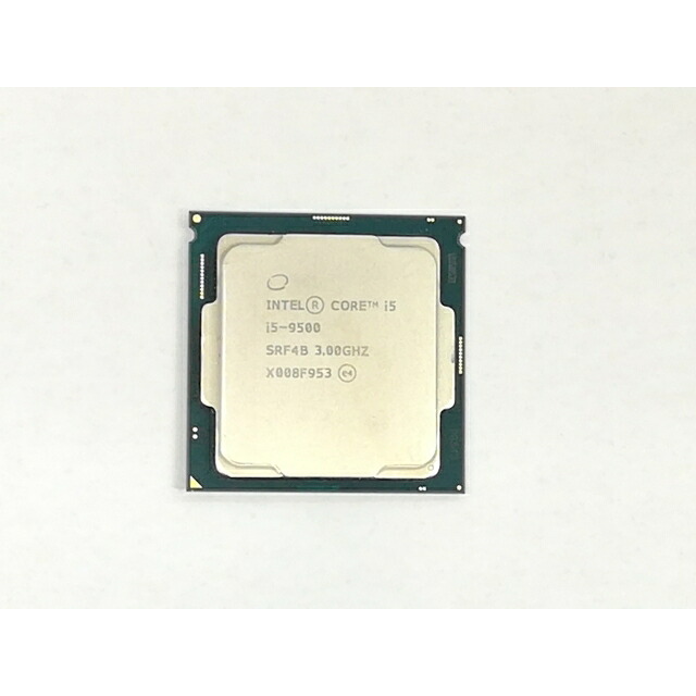 【中古】Intel Core i5-9500 (3GHz/結核症:4.4GHz/SRF4B/U0) bulk LGA1151/6C/6T/L3 9M/UHD630/TDP65W【日本橋3】言いはなつ継続期間１週