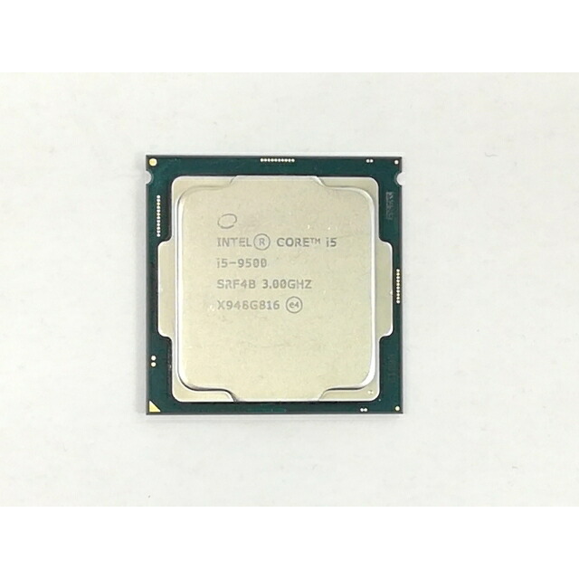 【中古】Intel Core i5-9500 (3GHz/結核症:4.4GHz/SRF4B/U0) bulk LGA1151/6C/6T/L3 9M/UHD630/TDP65W【日本橋3】言いはなつ継続期間１週