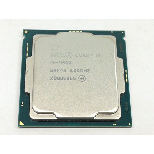 【中古】Intel Core i5-9500 (3GHz/結核症:4.4GHz/SRF4B/U0) bulk LGA1151/6C/6T/L3 9M/UHD630/TDP65W【日本橋3】言いはなつ継続期間１週