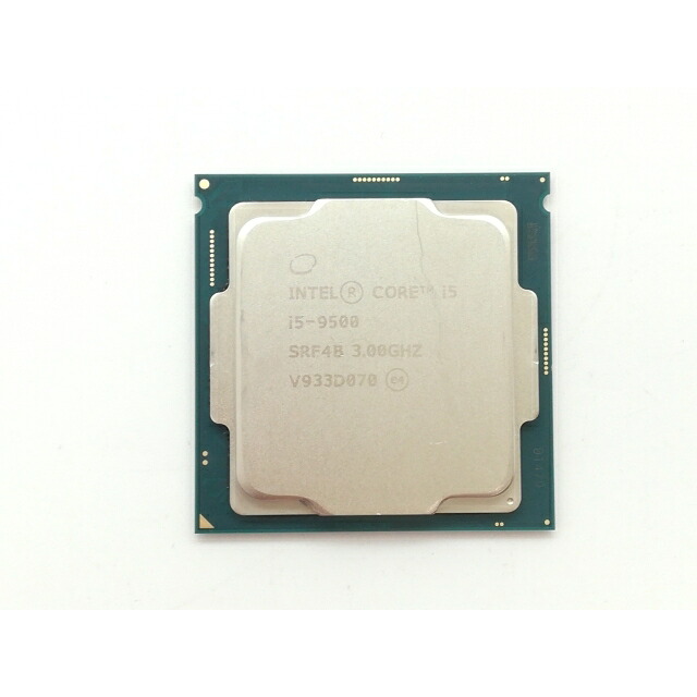 【中古】Intel Core i5-9500 (3GHz/肺結核:4.4GHz/SRF4B/U0) bulk LGA1151/6C/6T/L3 9M/UHD630/TDP65W【日本橋3】引き受ける継続期間１週