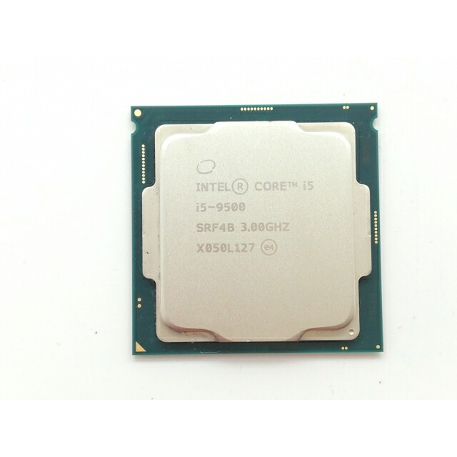 【中古】Intel Core i5-9500 (3GHz/肺結核:4.4GHz/SRF4B/U0) bulk LGA1151/6C/6T/L3 9M/UHD630/TDP65W【日本橋3】引き受ける継続期間１週