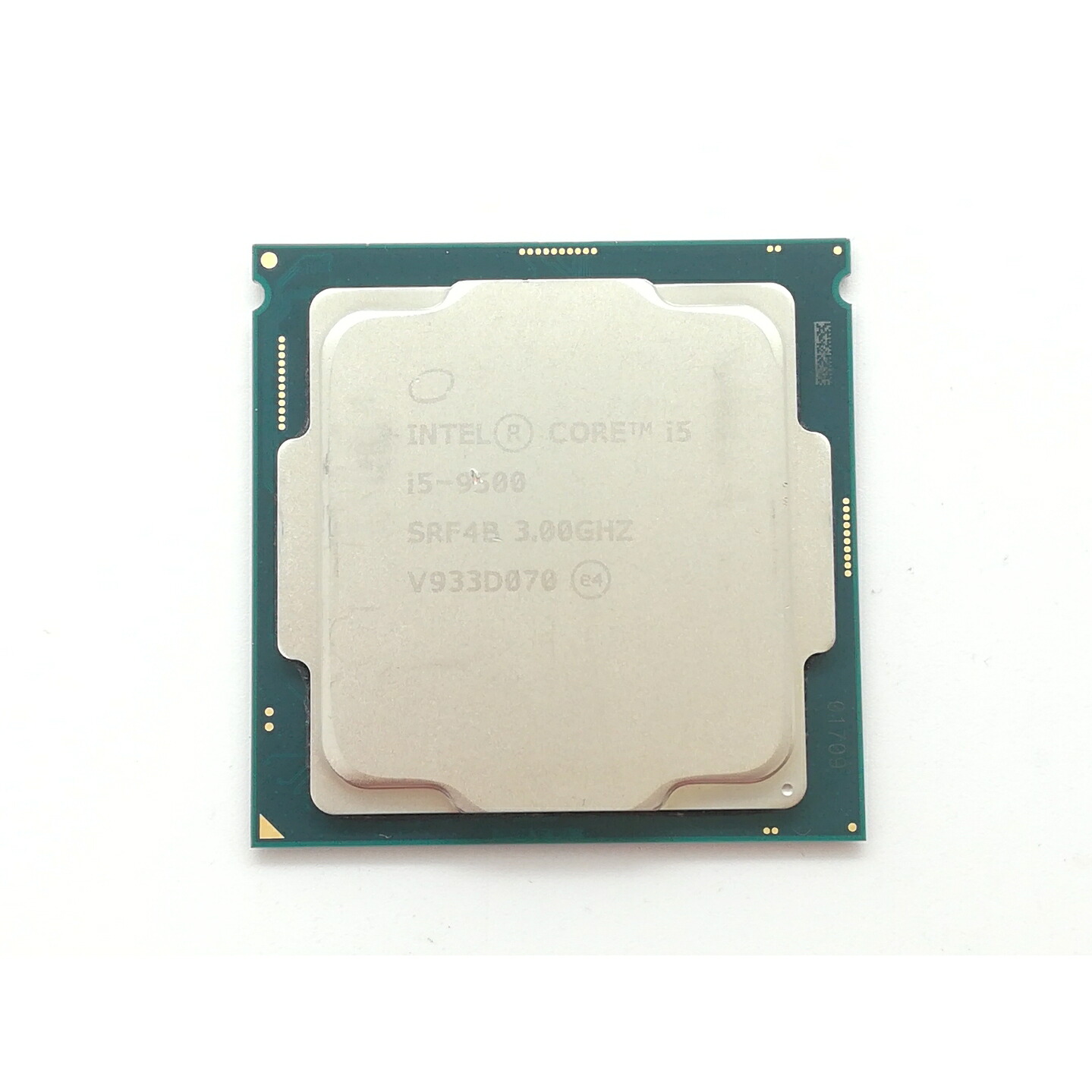 【中古】Intel Core i5-9500 (3GHz/肺結核:4.4GHz/SRF4B/U0) bulk LGA1151/6C/6T/L3 9M/UHD630/TDP65W【日本橋3】引き受ける継続期間１週