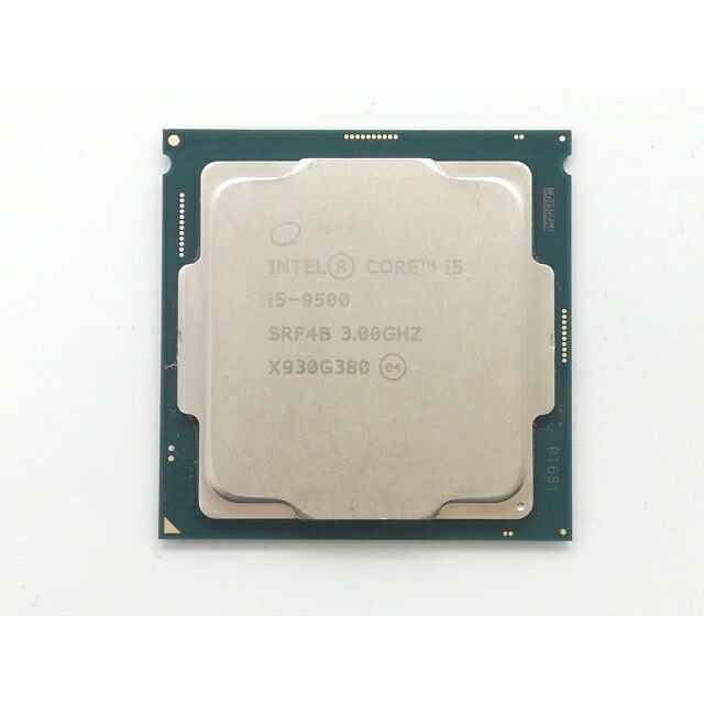 【中古】Intel Core i5-9500 (3GHz/肺結核:4.4GHz/SRF4B/U0) bulk LGA1151/6C/6T/L3 9M/UHD630/TDP65W【日本橋3】引き受ける継続期間１週