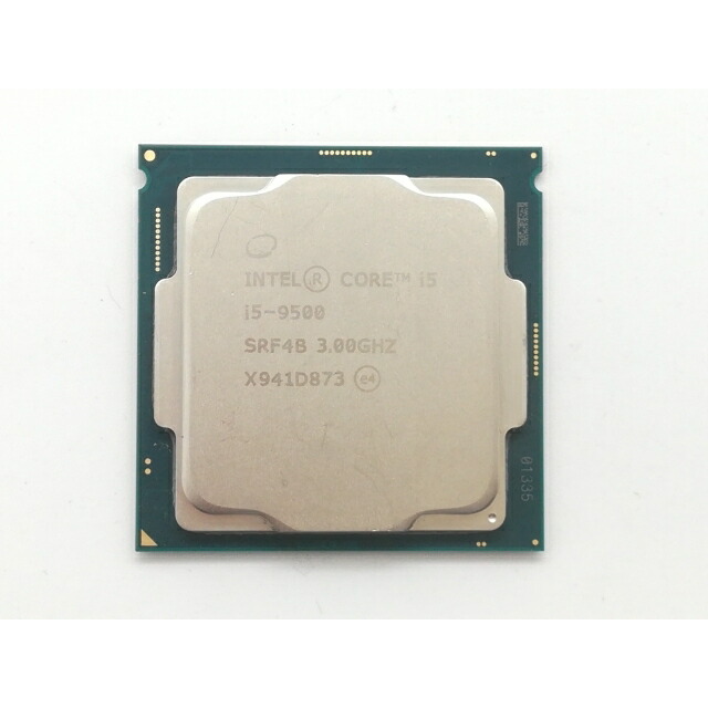 【中古】Intel Core i5-9500 (3GHz/肺結核:4.4GHz/SRF4B/U0) bulk LGA1151/6C/6T/L3 9M/UHD630/TDP65W【日本橋3】引き受ける継続期間１週