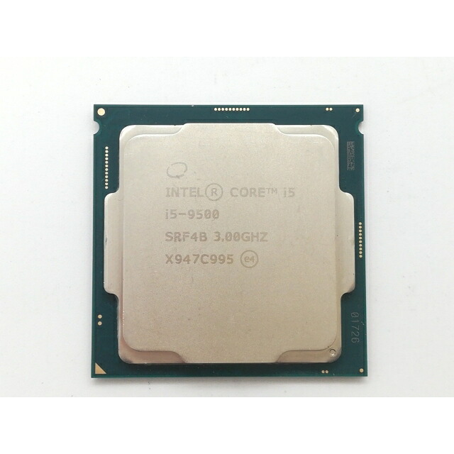 【中古】Intel Core i5-9500 (3GHz/肺結核:4.4GHz/SRF4B/U0) bulk LGA1151/6C/6T/L3 9M/UHD630/TDP65W【日本橋3】引き受ける継続期間１週
