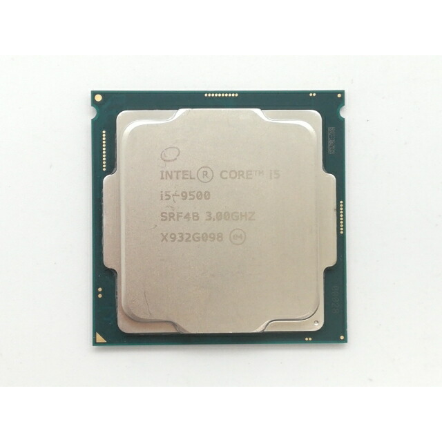 【中古】Intel Core i5-9500 (3GHz/肺結核:4.4GHz/SRF4B/U0) bulk LGA1151/6C/6T/L3 9M/UHD630/TDP65W【日本橋3】引き受ける継続期間１週